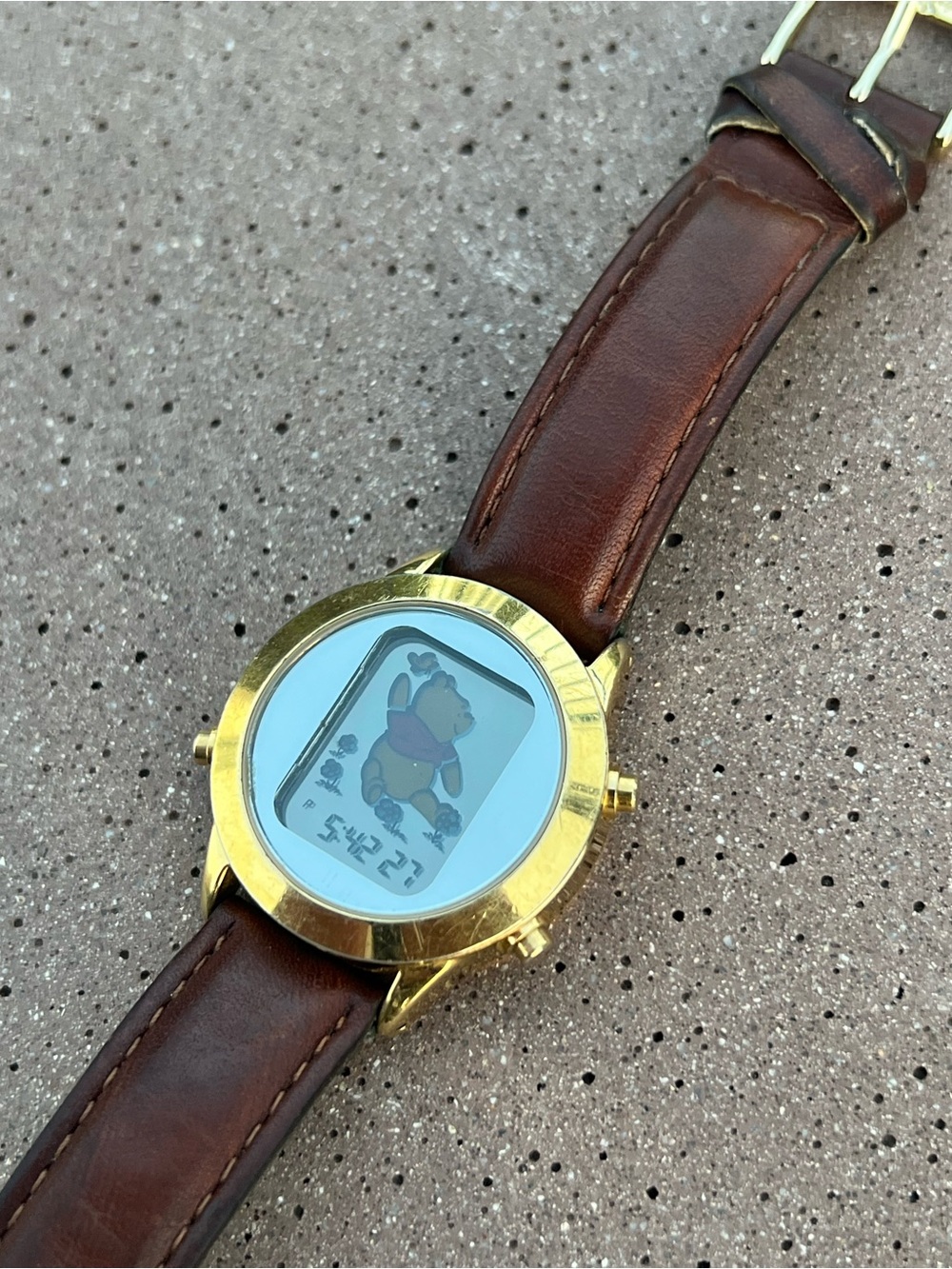 Seiko Disney Winnie The Pooh Musical Digital Watch Vintage SII MU0342